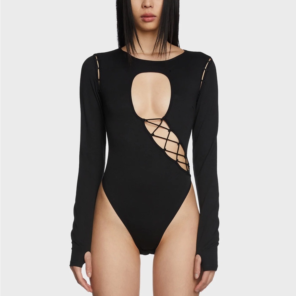 THE KRIPT LACE UP BODYSUIT